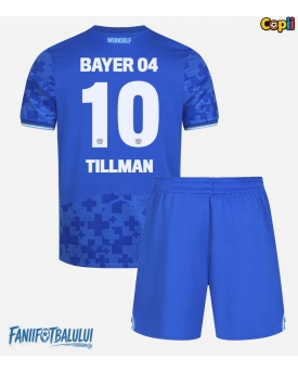 Bayer Leverkusen Malik Tillman #10 Echipament de Fotbal Replică 2025-26 Copii Treilea (+ Șorturi)
